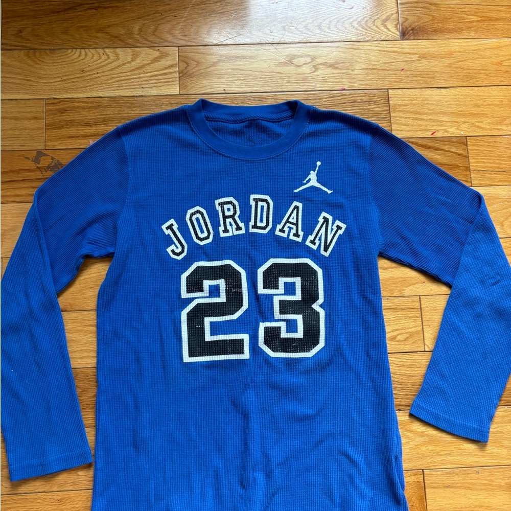 Blue Jordan Long Sleeve Shirt